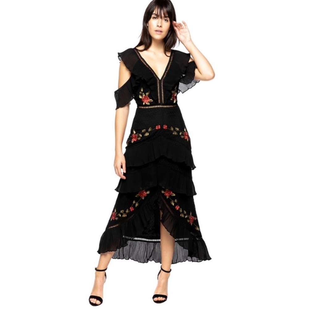 SAYLOR Marlena Maxi Floral Dress